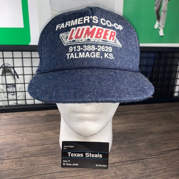 Farmer's Co-op Lumber Talmage Kansas Hat - Picture 1 of 6
